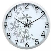 Orologio da parete caimi flowers nero rosso bianco