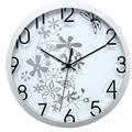 Orologio da parete caimi flowers nero rosso bianco