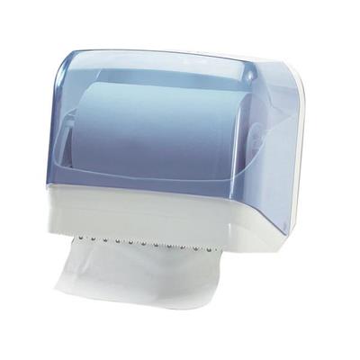 DISPENSER ASCIUGAMANI IN ROTOLO/ FOGLI TRASPARENTE/BIANCO MAR PL