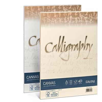 Carta canvas favini a4 100gr avorio 02 fg.50