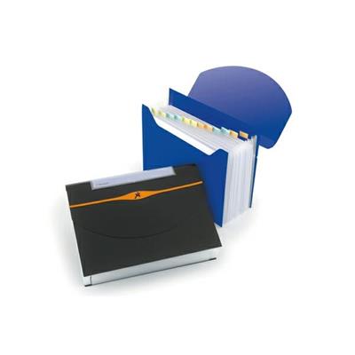 Archiviatore a soffietto optima rexel colore nero