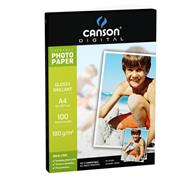 Carta inkjet canson glossy A4 180gr 100fg