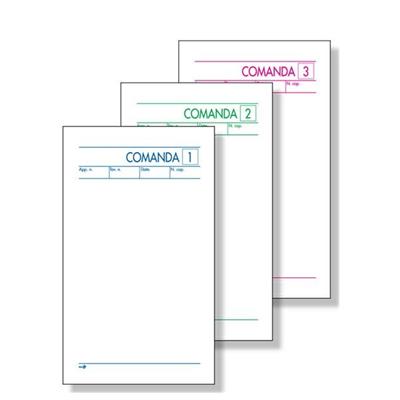 BLOCCO COMANDE 25FOGLI 3 COPIE AUTOCOPIANTE 10X17CM ART 512/3 BM