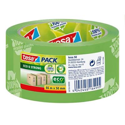 Nastro adesivo Tesapack® eco & strong 50x66mt verde Tesa