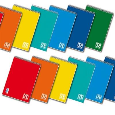 Blocco maxi spirale one color A4 lato corto mm5 fg60