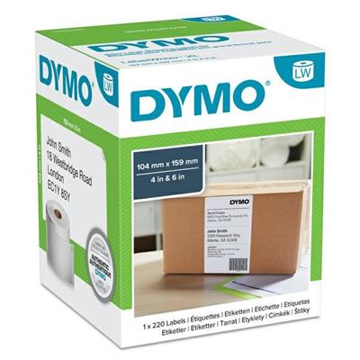 Etichetta dymo lw xl 104x159 rt.220