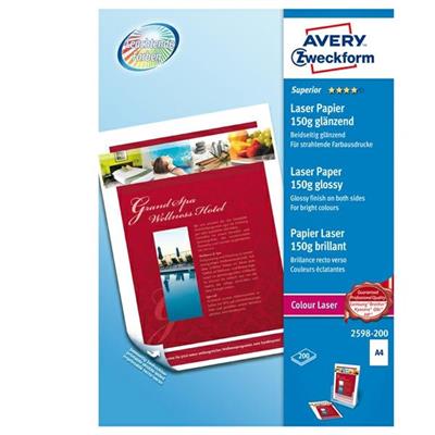 Avewry carta fotografica Laser A4 glossy 150gr. conf.200