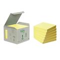 BLOCCO 100foglietti Post-itÂ®Notes Green 76x76mm 654-1B GIALLO