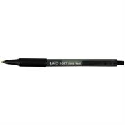 Penna sfera scatto bic soft 1.0 nero