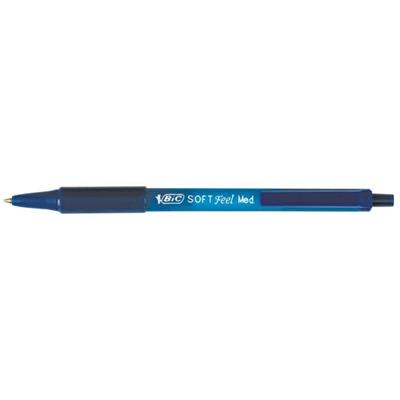 Penna sfera scatto bic soft 1.0 blu