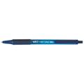 Penna sfera scatto bic soft 1.0 blu