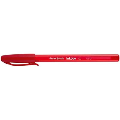 Penna sfera paper mate inkjoy 100 cap rosso  m 1.0