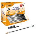 Dispenser value pack 90+10 penna sfera CRISTAL__ medio 1,0mm ner