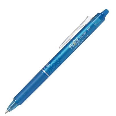 Penna sfera cancellabile frixion a  scatto azzurro