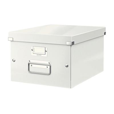 Scatola archivio media CLICK STORE f.to a4 bianco metal 6044-00-