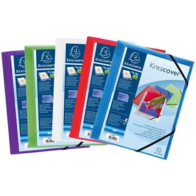 Ct 3 lembi personalizzabile Kreacover Exacompta colori assortiti