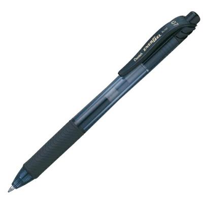 Penna sfera gel scatto pentel energel X 0.7 nero