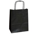Borsa in carta kraft 36x12x41cm twisted nero conf.25