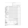 BLOCCO CONTO ALBERGO/PENSIONE 15GG 23X15CM 100FG USO MANO E5965
