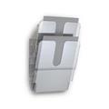 Portadepliant parete Flexiplus Durable 2 scomparti A4 trasparent