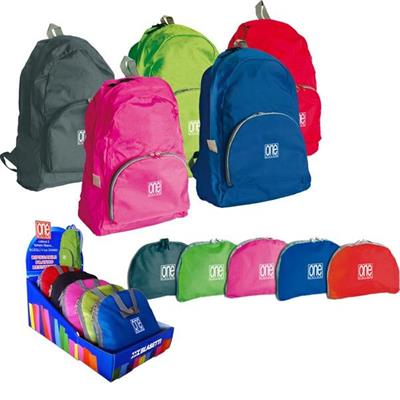 Zaino ripiegabile ONE COLOR colori assortiti