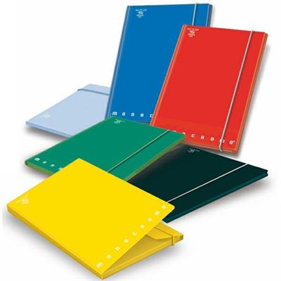 CARTELLA 3 LEMBI c/elastico A4 - D 1.2 MONOCROMO colori assortit