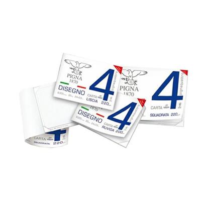 BLOCCO DISEGNO PIGNA2 24x33cm 4 angoli 20fg 110gr liscio squadra