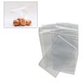 100 SACCHETTI ZIP 7X10cm PLASTICA 45mic.