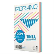 CARTA COPY TINTA MULTICOLOR A4 80gr 250fg mix 5 colori tenui FAB