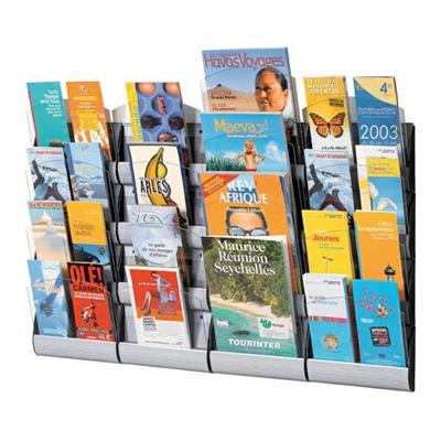 ESPOSITORE DA PARETE A 4 TASCHE A5 MAXI SYSTEM