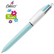 Penna sfera scatto bic 4 colori FUN FASHION