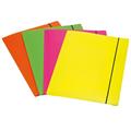 CARTELLINA 3L CON ELASTICO COLORI FLUO SHOCKING FILE