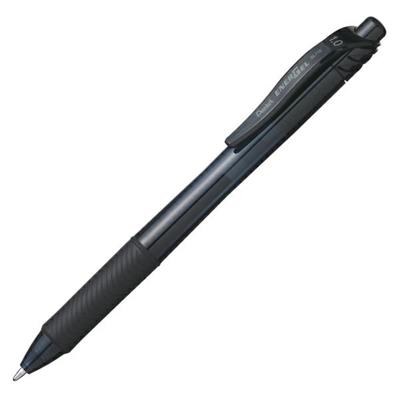 Penna sfera gel scatto pentel energel X 1.0 nero