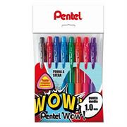Astuccio 8 colori penna sfera a scatto Feel It Wow BX440 1.0mm P