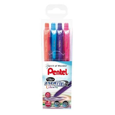 BUSTA 4 ROLLER A SCATTO ENERGEL X BL107 0.7MM PENTEL