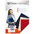 100 COPERTINE A4 CARTONCINO GOFFRATO 230g BLU TiTanium