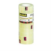 Nastro adesivo trasp. Scotch 3M 19x33 torre da 8pz
