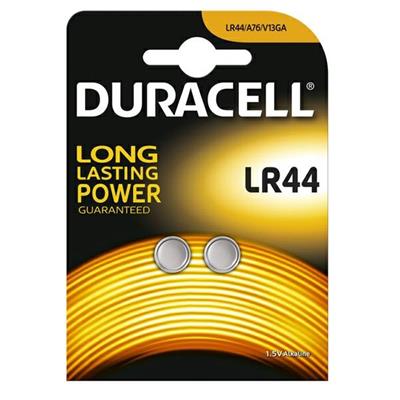 Batteria a bottone Duracell lr44 conf.2 pz