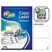 Poliestere adesivo LP4P bianco 70fg A4 210x148mm (2et/fg) laser