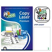 Poliestere adesivo LP4P bianco 70fg A4 210x297mm (1et/fg) laser