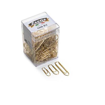 Fermagli ottonati assortiti Leone 50pz nr2,100pz nr4,25pz nr5