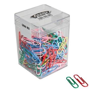 Gran mix fermagli colorati pvc Leone nr 3/4 gr.125
