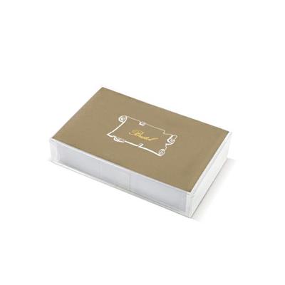 SCATOLA 100biglietti BIANCHI 240gr f.to 9 90x140mm BRISTOL SADOC