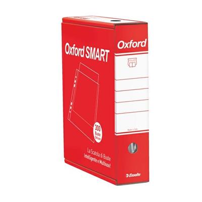 SCATOLA 6x50 BUSTE FORATE 22X30 B.A. DE LUXE OXFORD SMART ESSELT