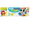 BLOCCHETTO 10 INVITI ALLA FESTA MICKEY DISNEY SADOCH