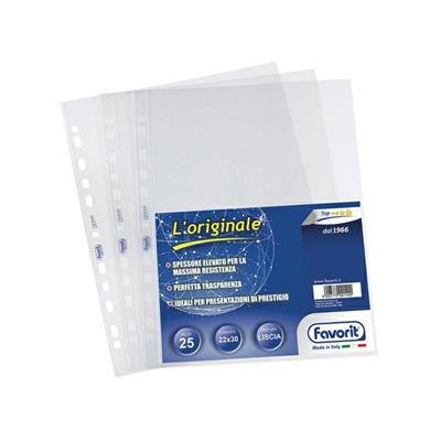 Busta ppl c/fori liscia 22x30 l'originale 25pz