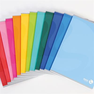 MAXIQUADERNO A4 80gr 80fg+1 rigo di 1a copertina 250gr COLOR 80