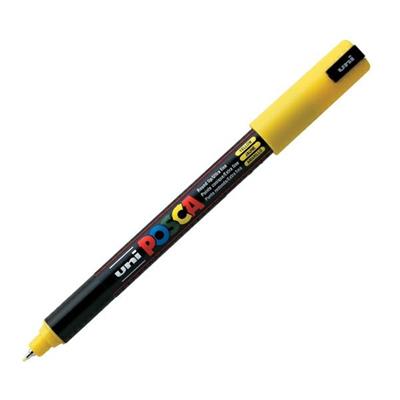 Marcatore UNI POSCA Pen PC1M p.extra fine 0,7mm giallo UNI MITSU
