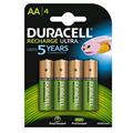 Blister 4 pile ricaricabili B4 - Stilo 2400mAh Duracell Duralock