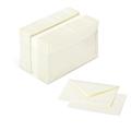 SCATOLA 100 CARTONCINI 200gr + 100 BUSTE 90gr AVORIO FORMATO 4 F